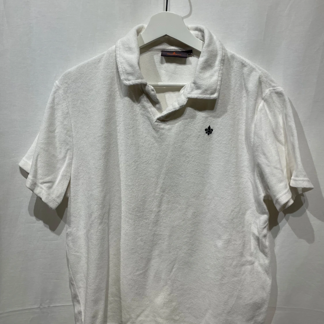 Vit frotté piké från Morris