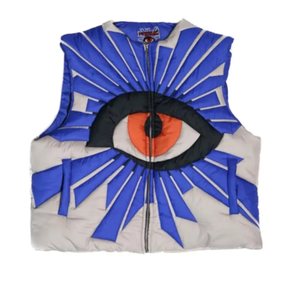 House of Errors  All seeing eye vest Sz S. Jackor.