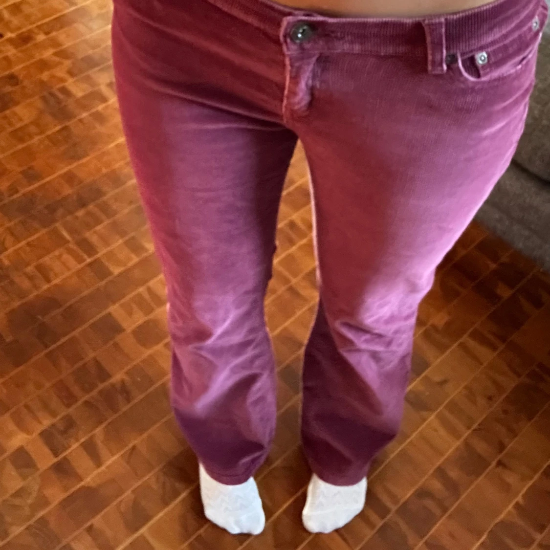 Lågmidjade bootcut jeans  - 90