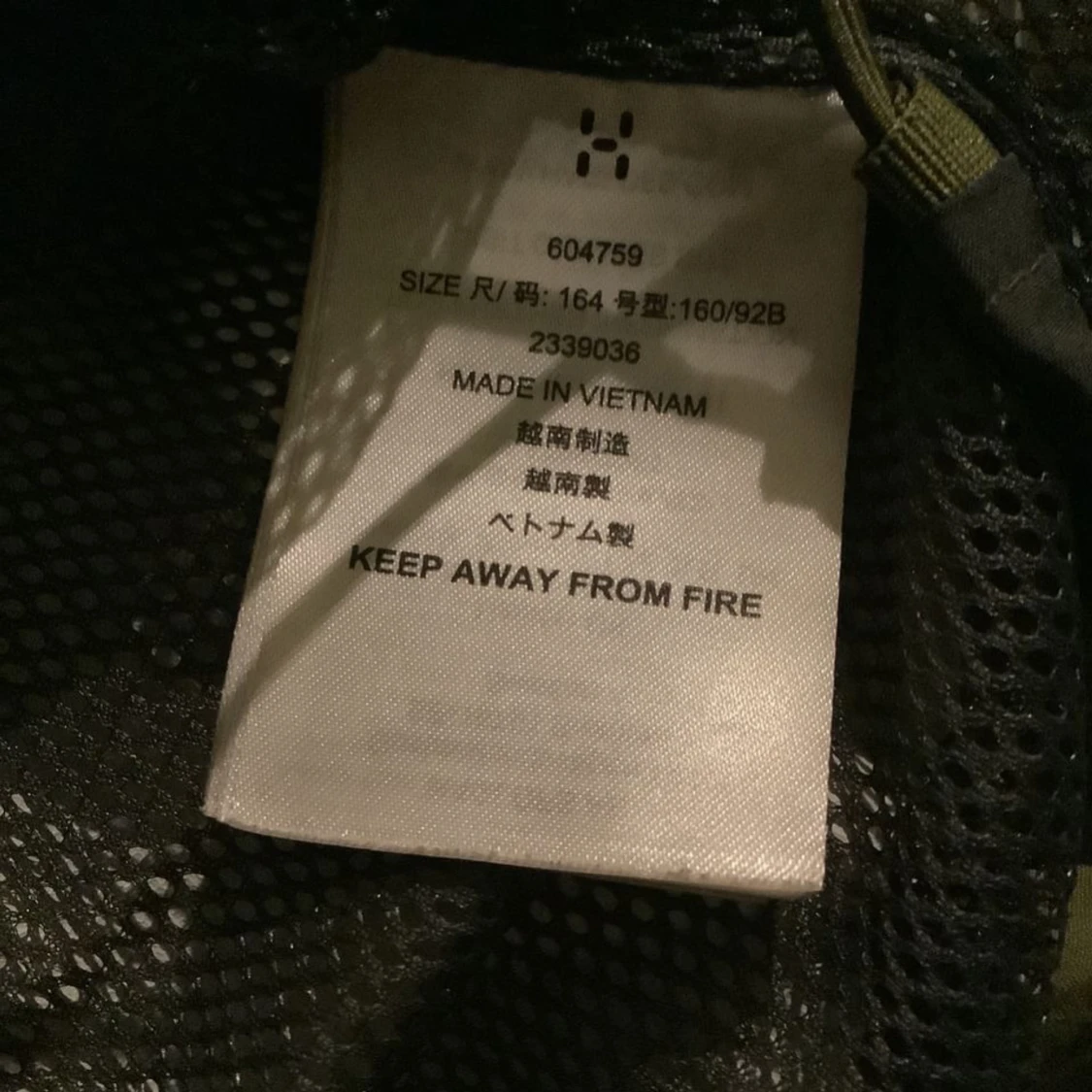 Haglöfs jacka i ny skick säljer pga passar inte längre  - 92