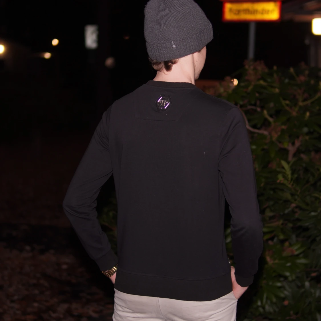 Svart tröja med tiger- och ormtryck från Philipp Plein - 93