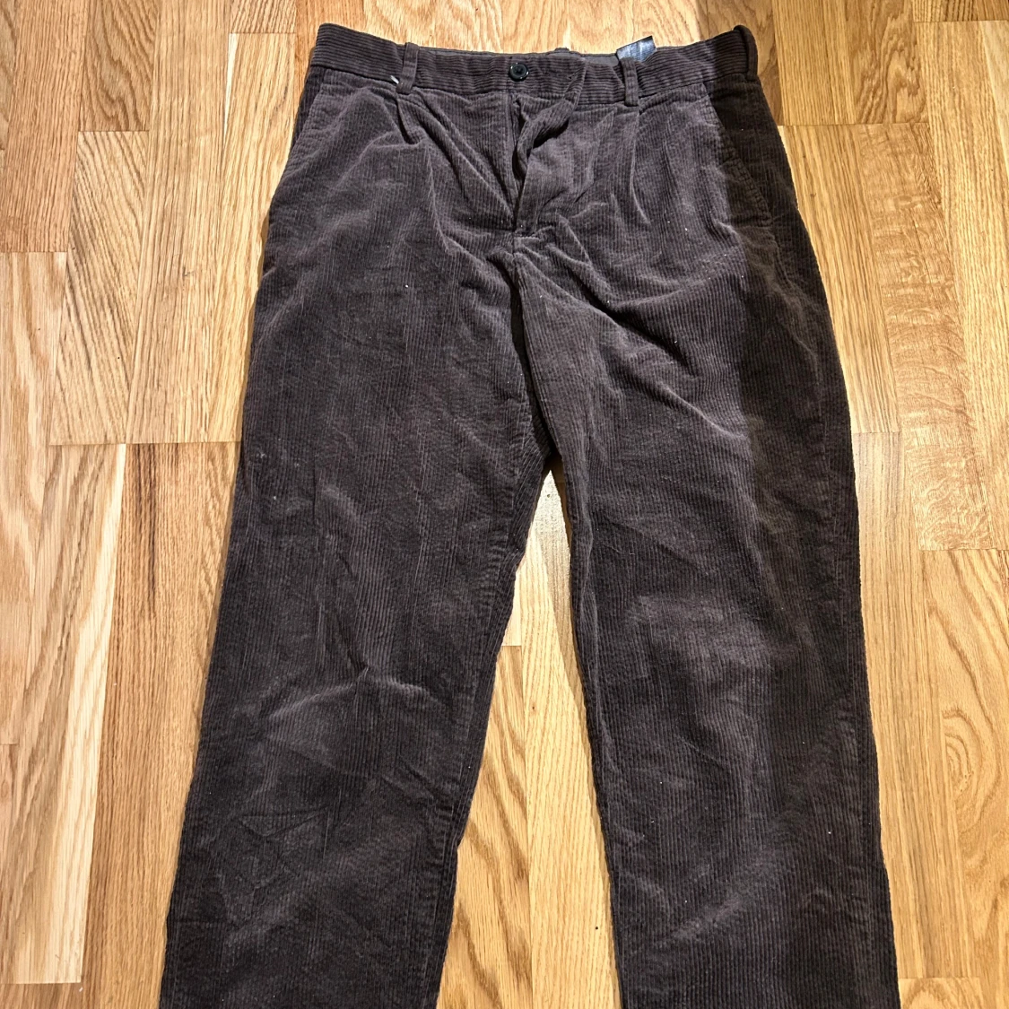 Bruna manchesterbyxor