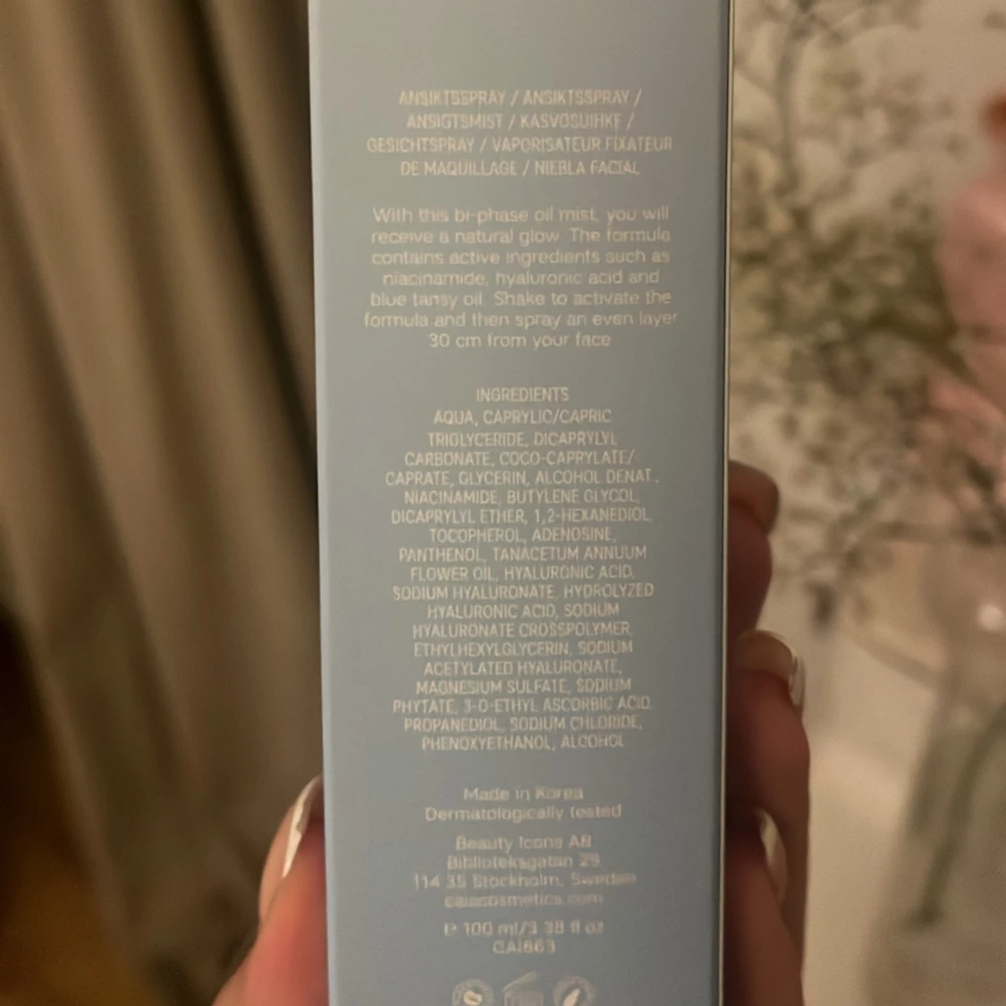 SOS rescue gloing oil mist - 91