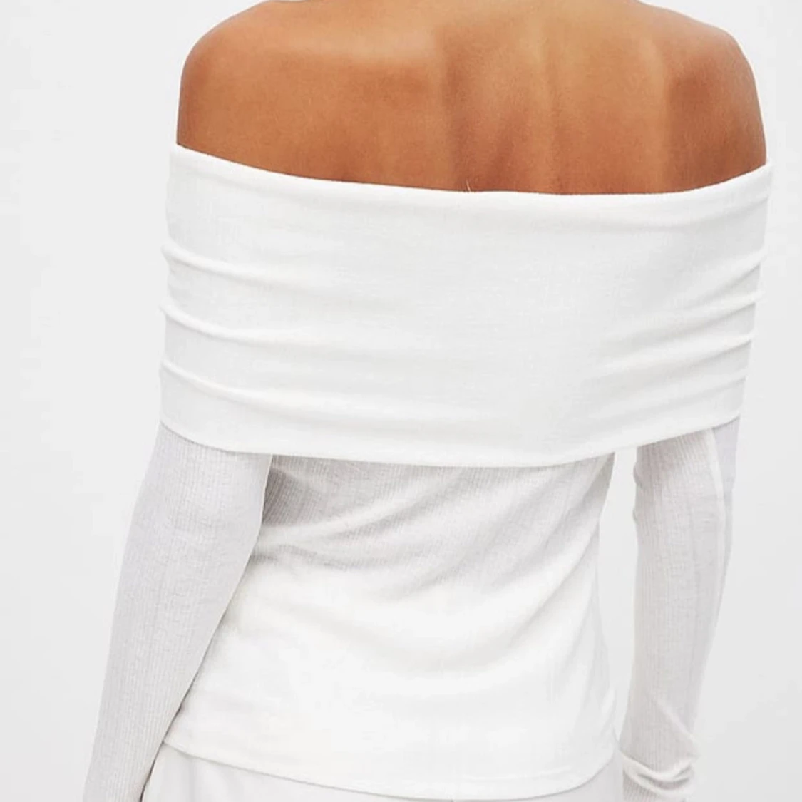 Vit offshoulder topp - 91