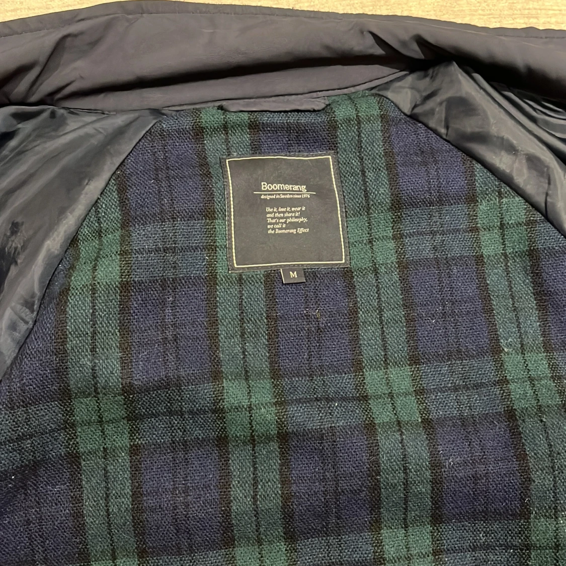 Mörkblå bomberjacka - 92