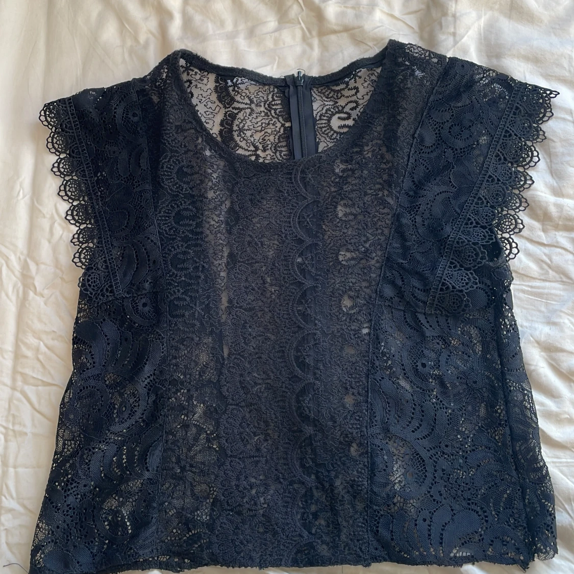 Svart spetsblus - 2