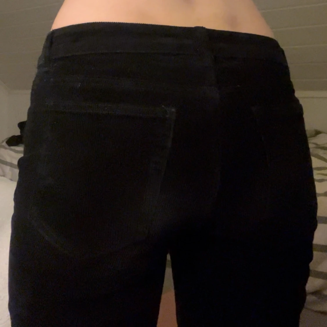 Svarta manchesterbyxor - 2