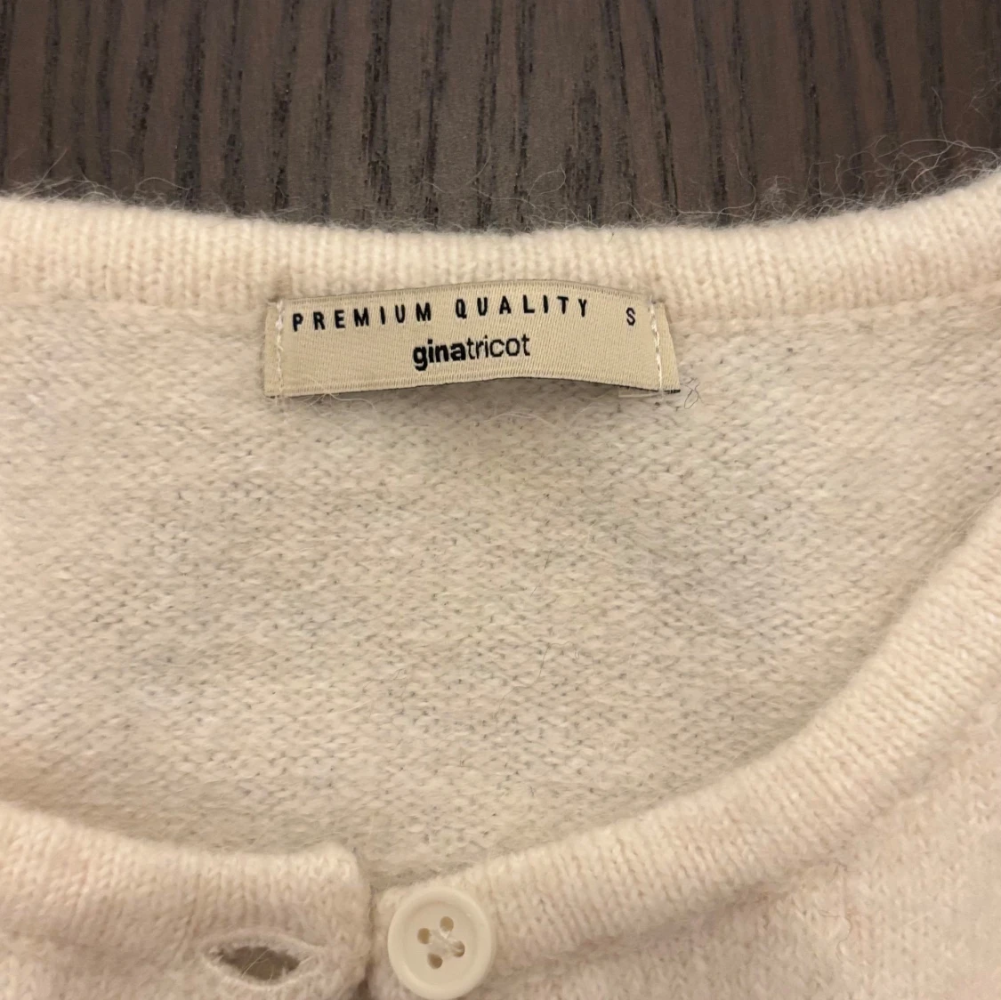Vit kofta från Gina Tricot - 1