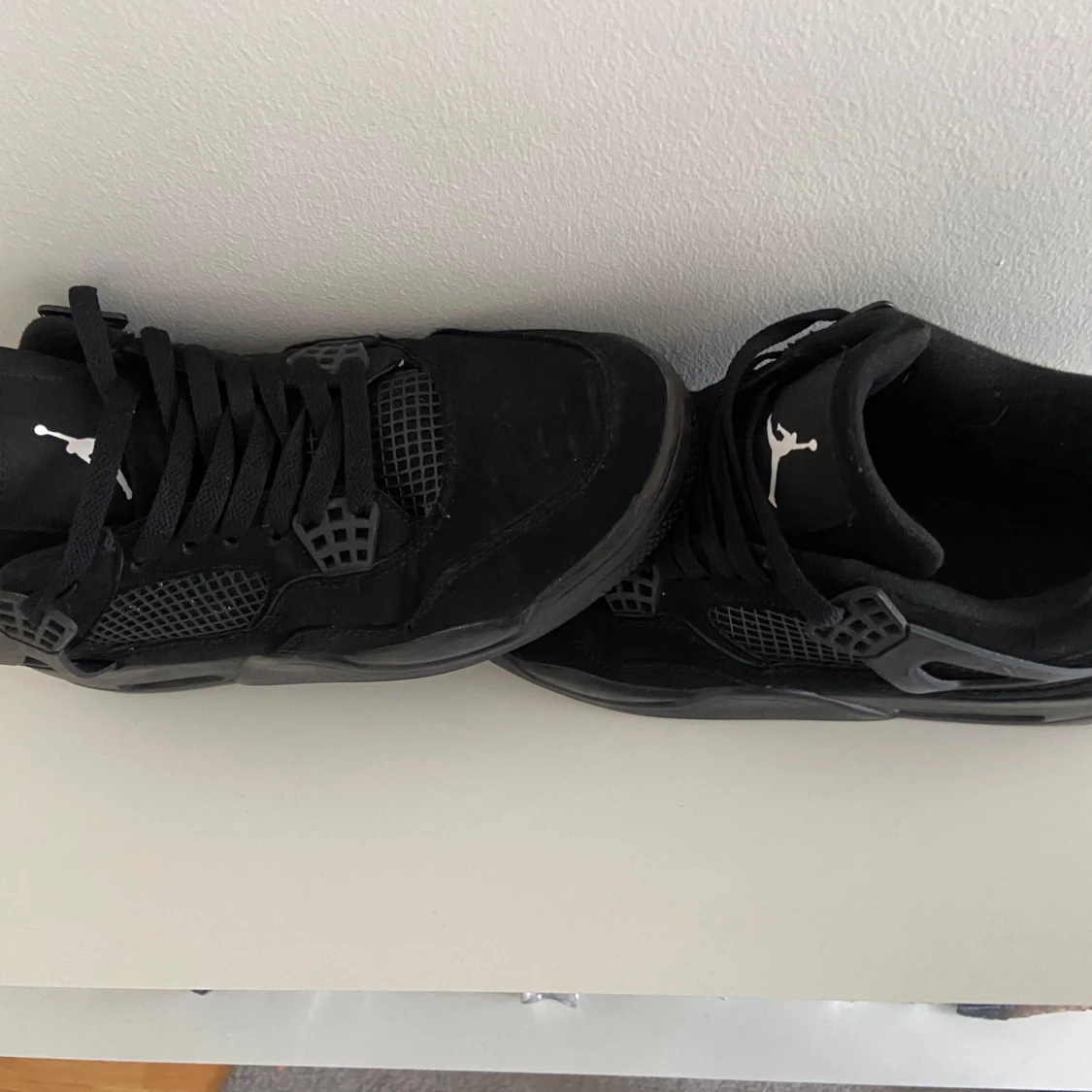 Svarta Nike Air Jordans