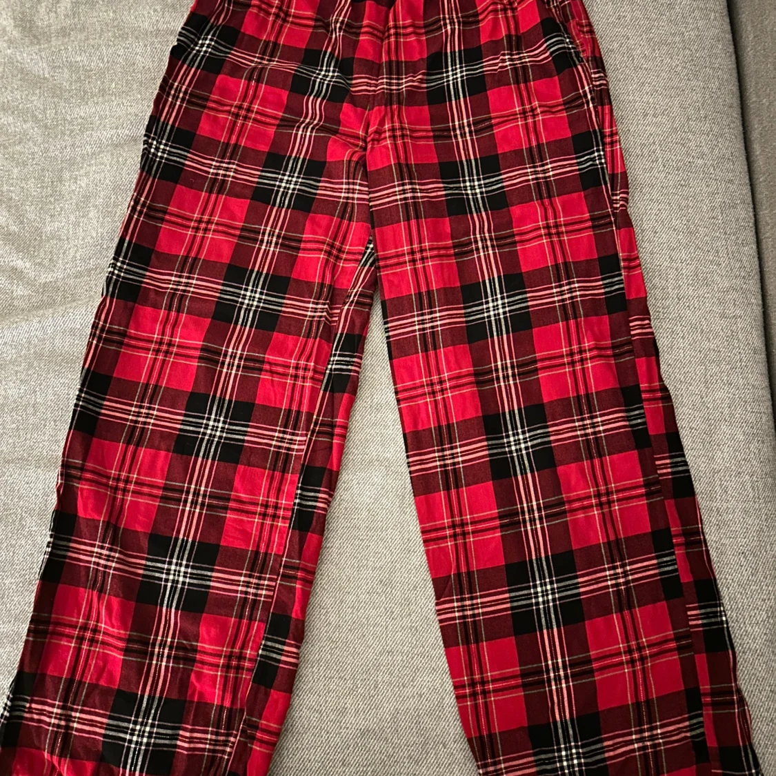 Röda rutiga byxor från Victoria's Secret
