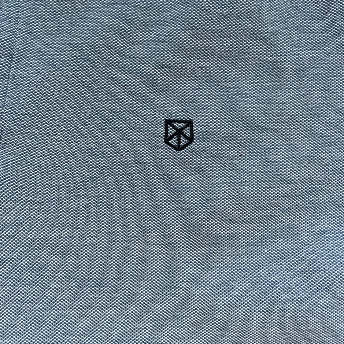 Ljusblå pikétröja från Jack & Jones - 1