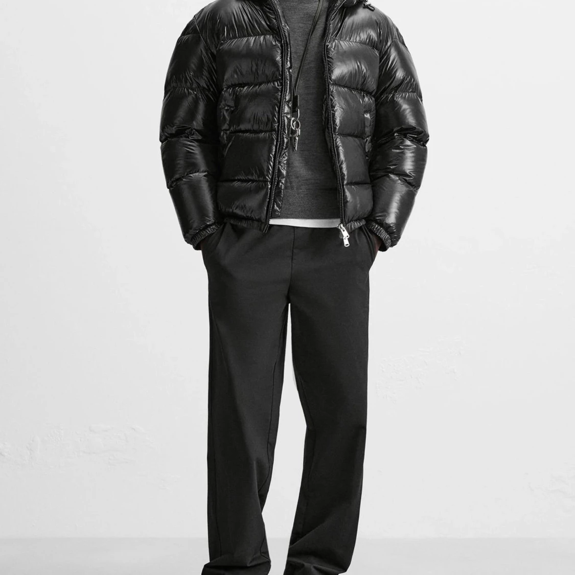 Svart pufferjacka från Zara - 2