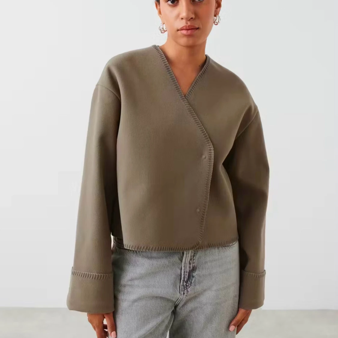 Beige vårjacka - 89