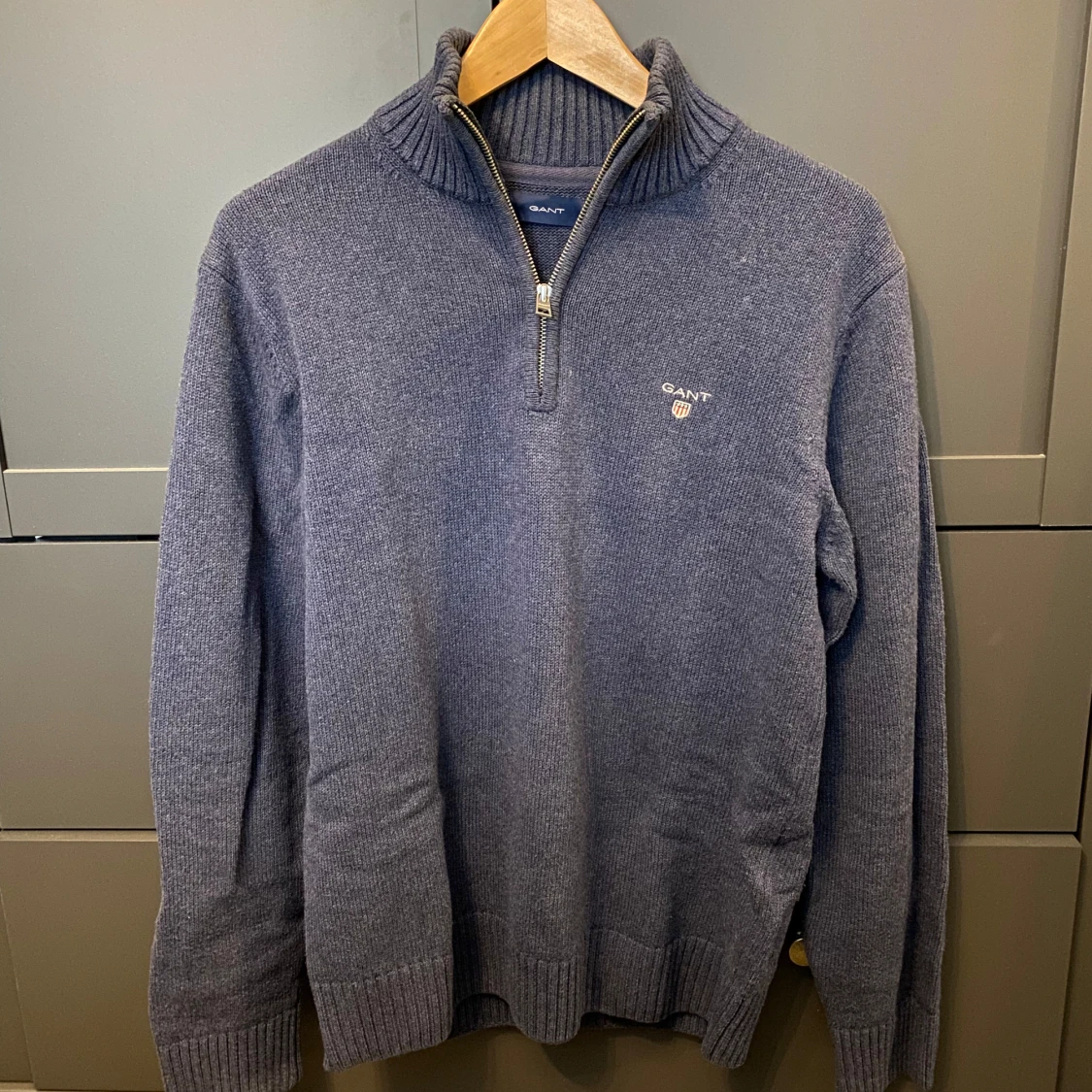 Half zip gant tröja 