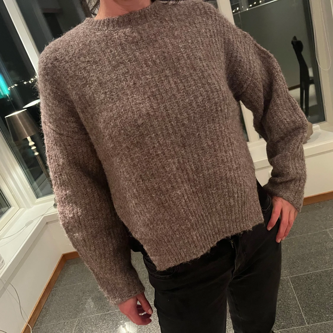 Brun stickad tröja från ONLY😇❤️