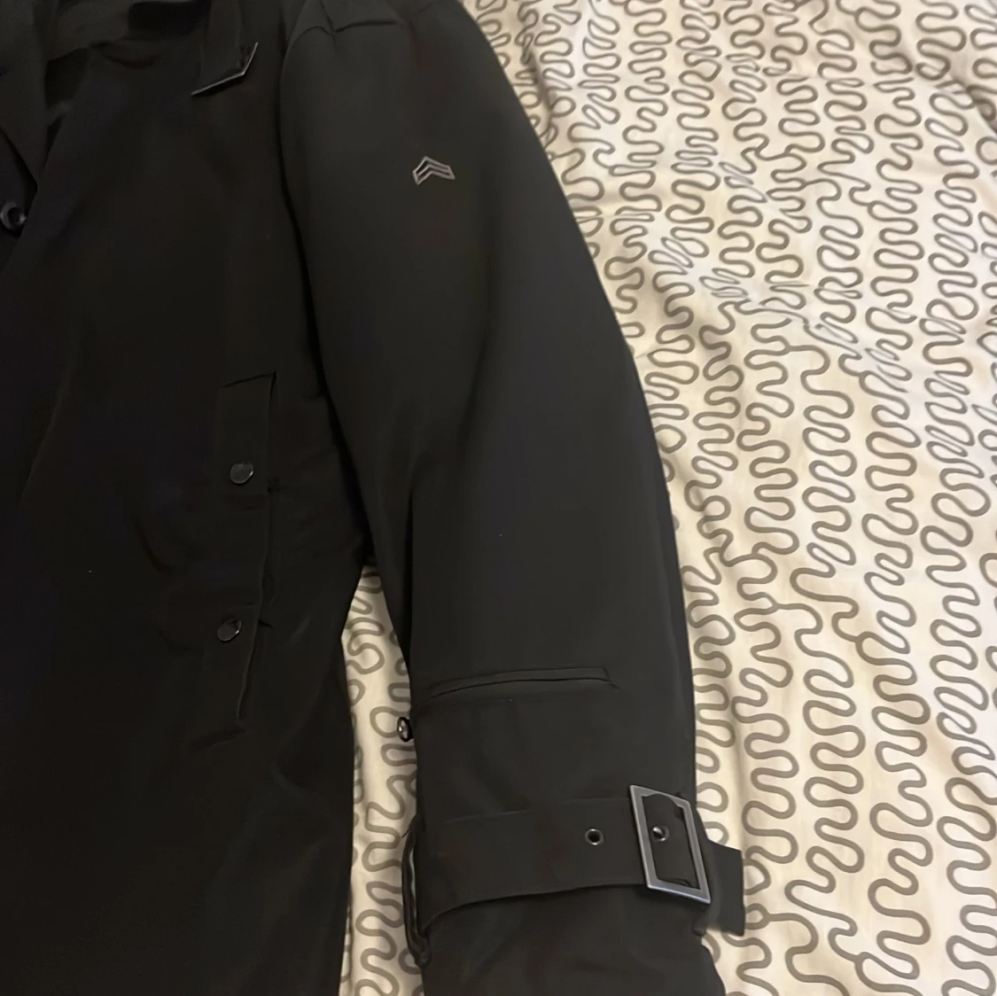 Svart trenchcoat från Barbour - 1