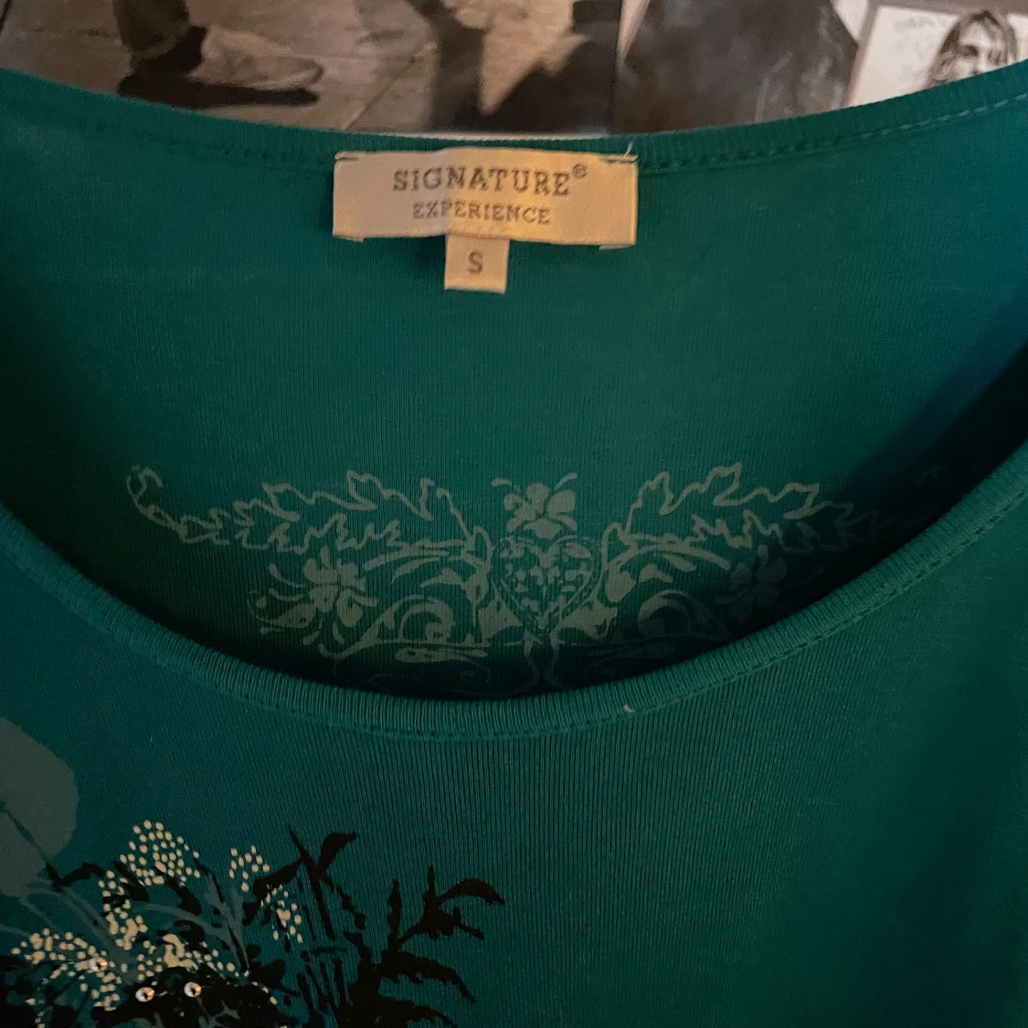 Grön/blå tröja från Signature Experience - 2