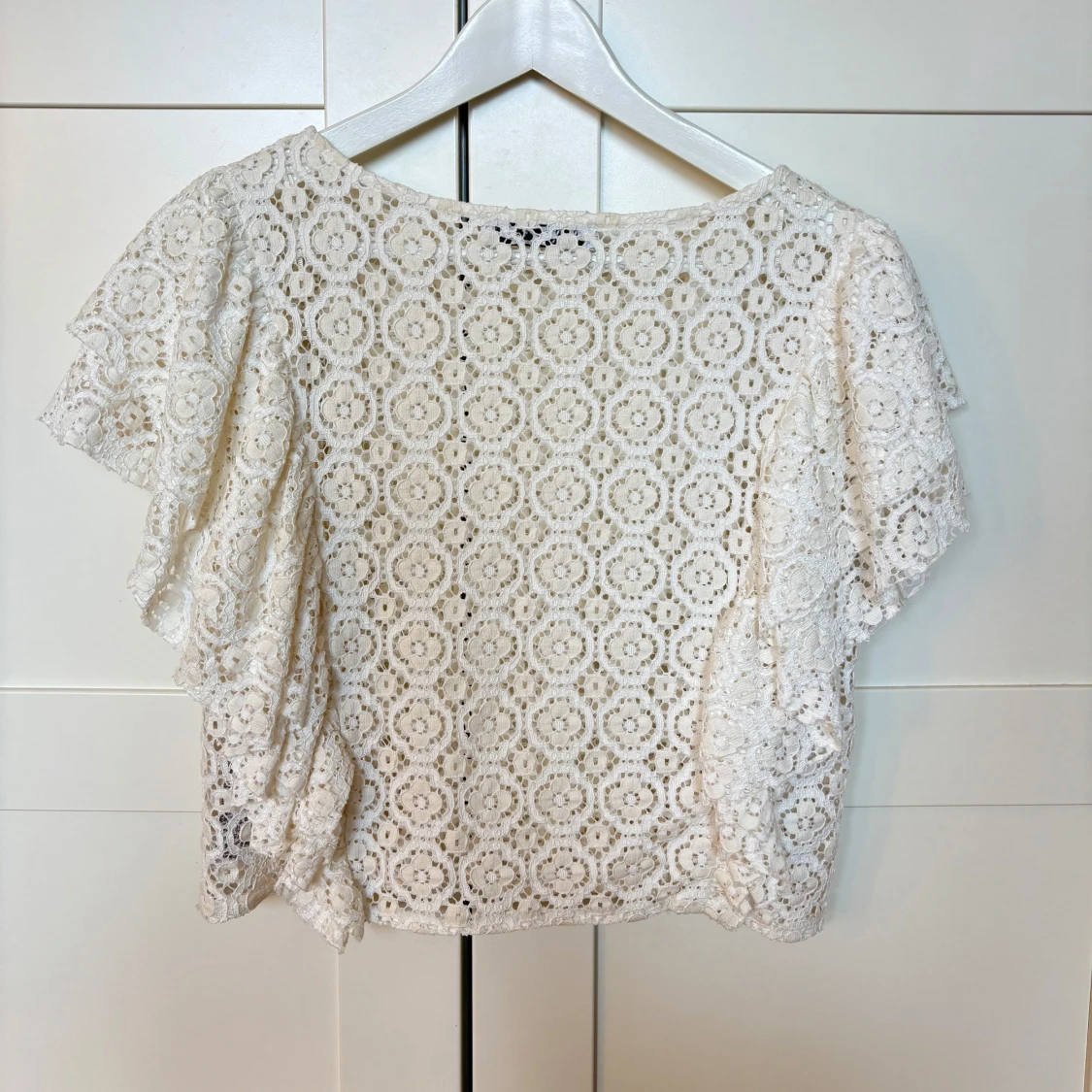 Vit spetsblus från Zara - 1