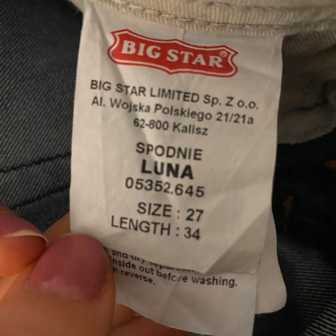 Mörkblå Lågmidjade Jeans Med Fina Fickor - 4