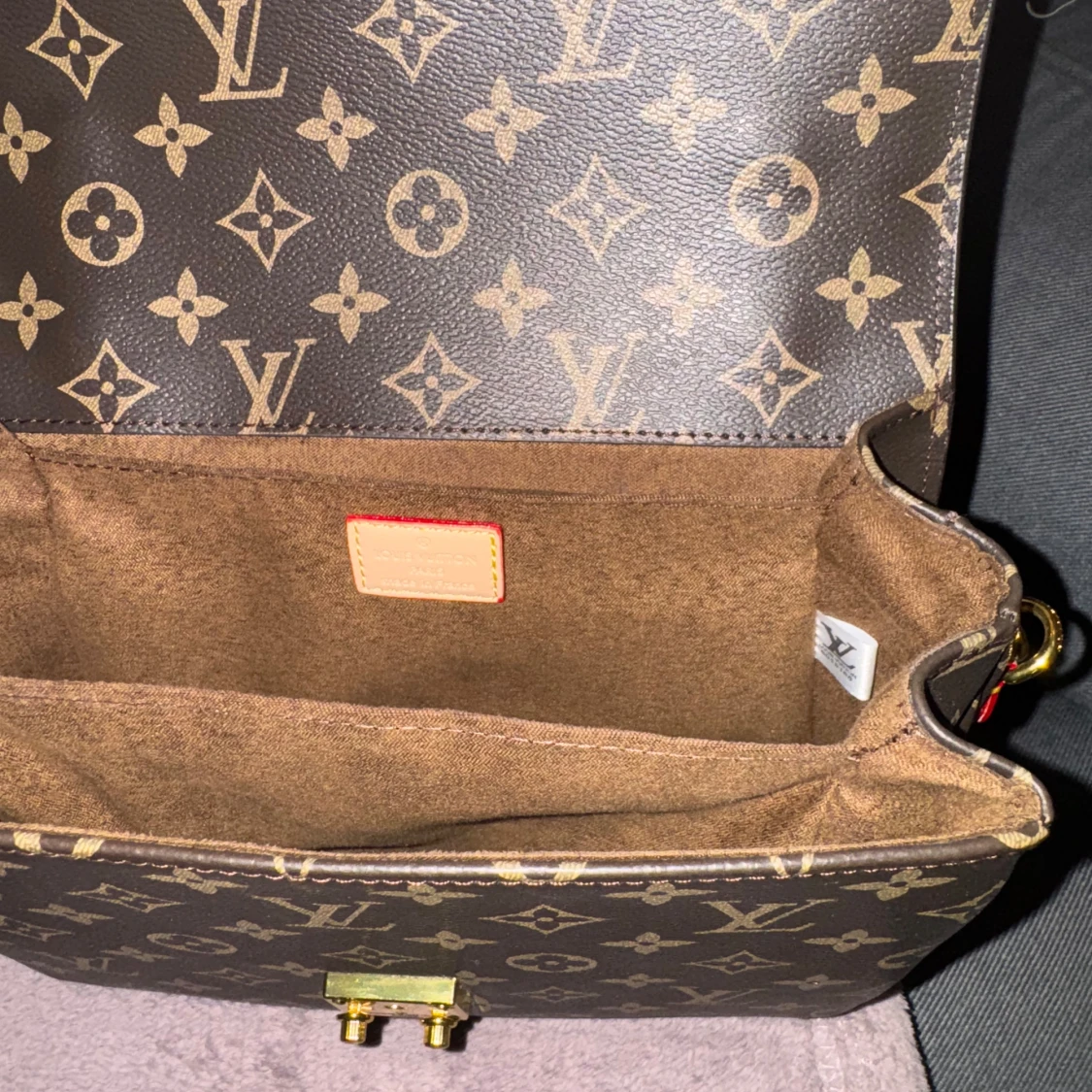 NY! Väska med monogram mönster - 1