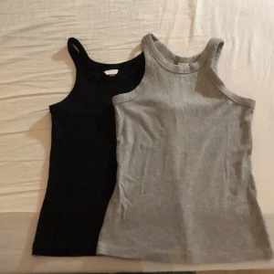 Linne - Säljer ett svart och ett grått linne. Det är använda Max 5/6 gånger. Båda för 60 kr!