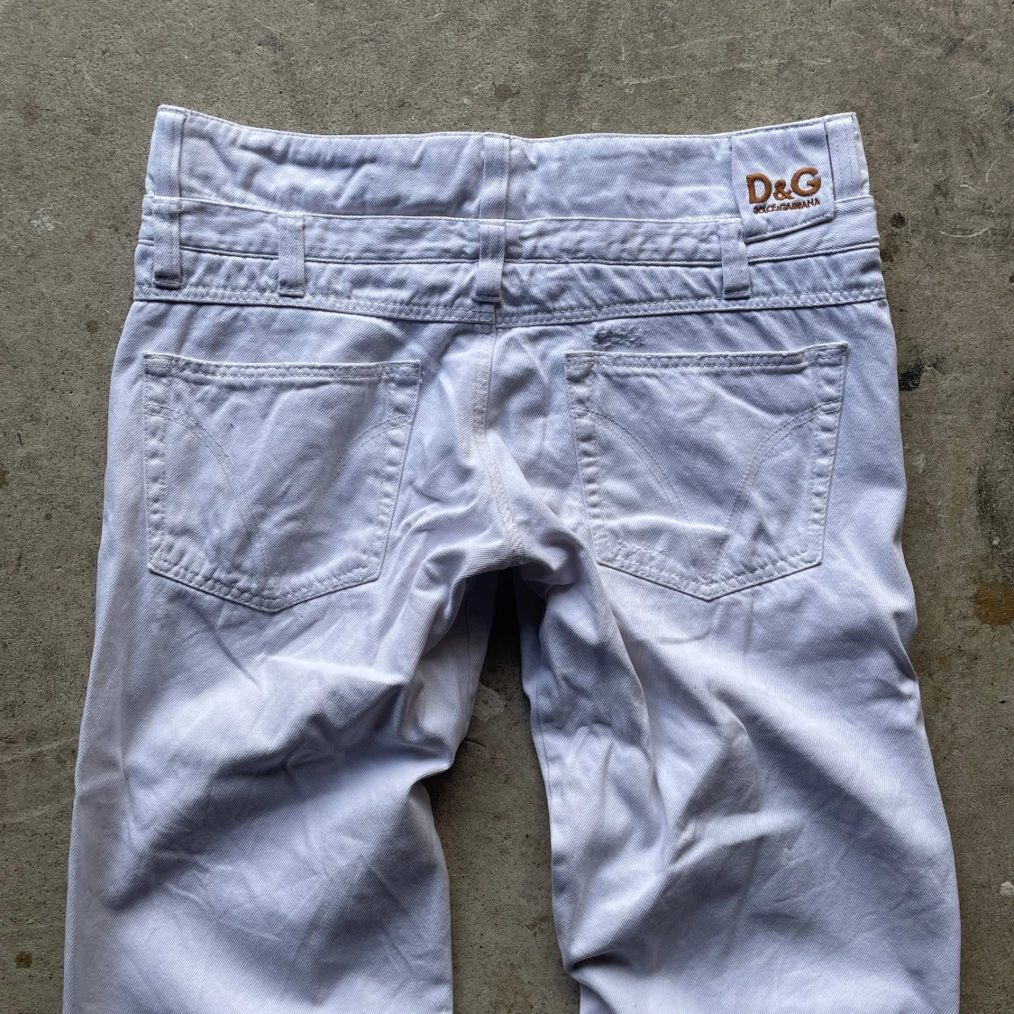 Distressed doublewaisted Dolce Gabbana jeans - 93