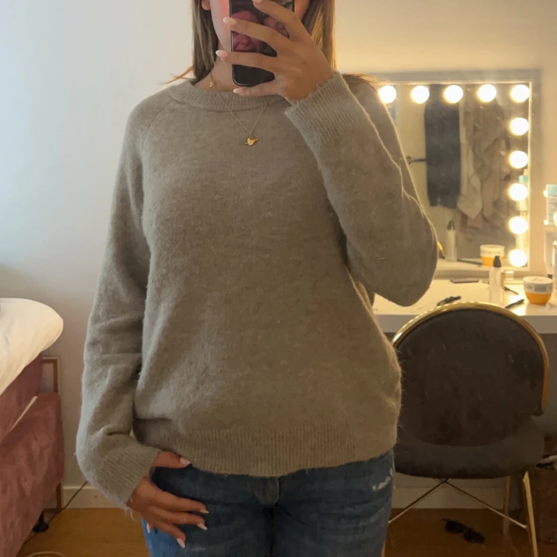 Stickad tröja  - 90