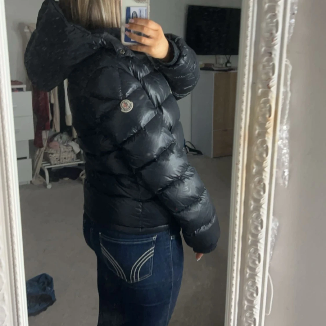 Svart/marinblå dunjacka från Moncler - 91