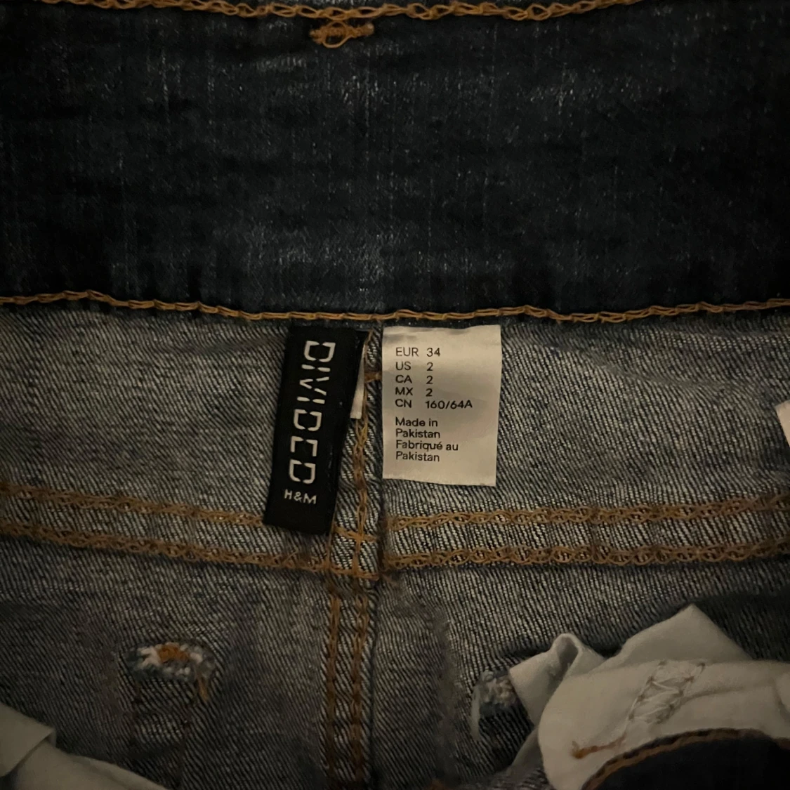 Blå jeanskjol från H&M Divided - 91