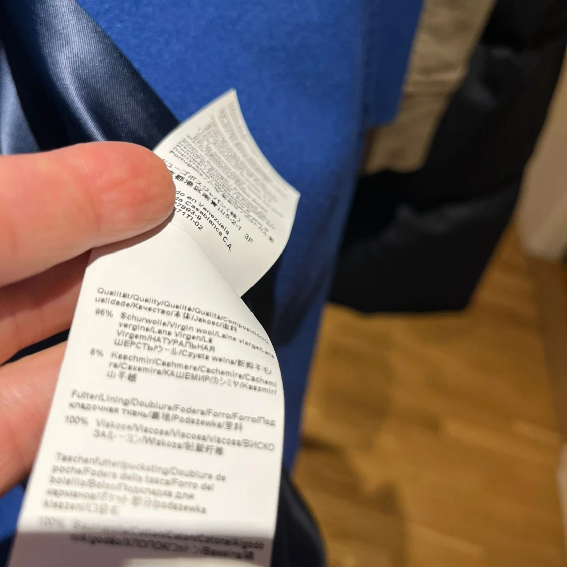 Blå kappa BOSS - 92