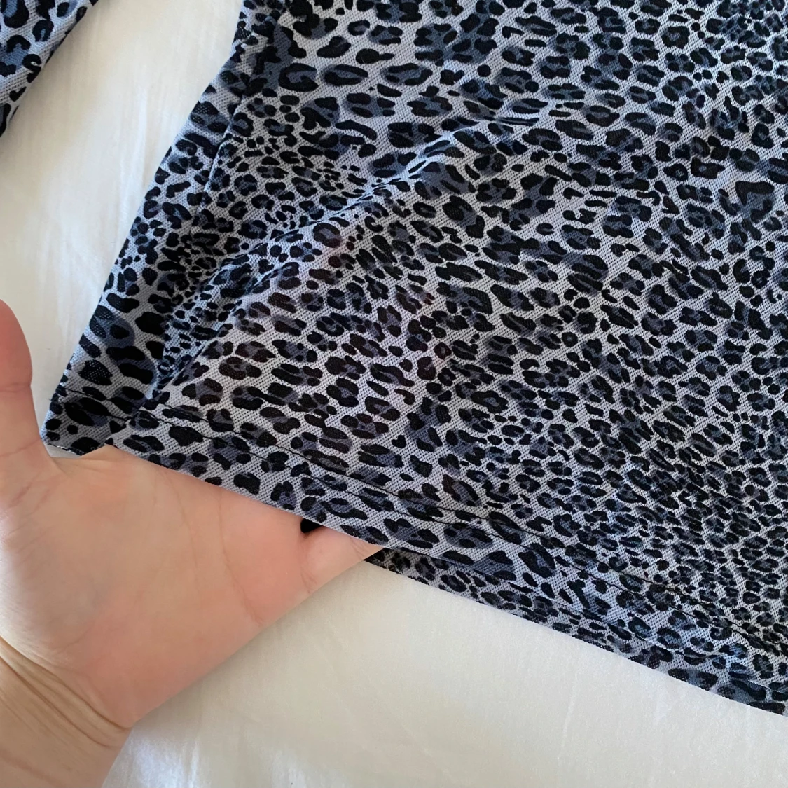 Vintage stil leopard topp  - 92