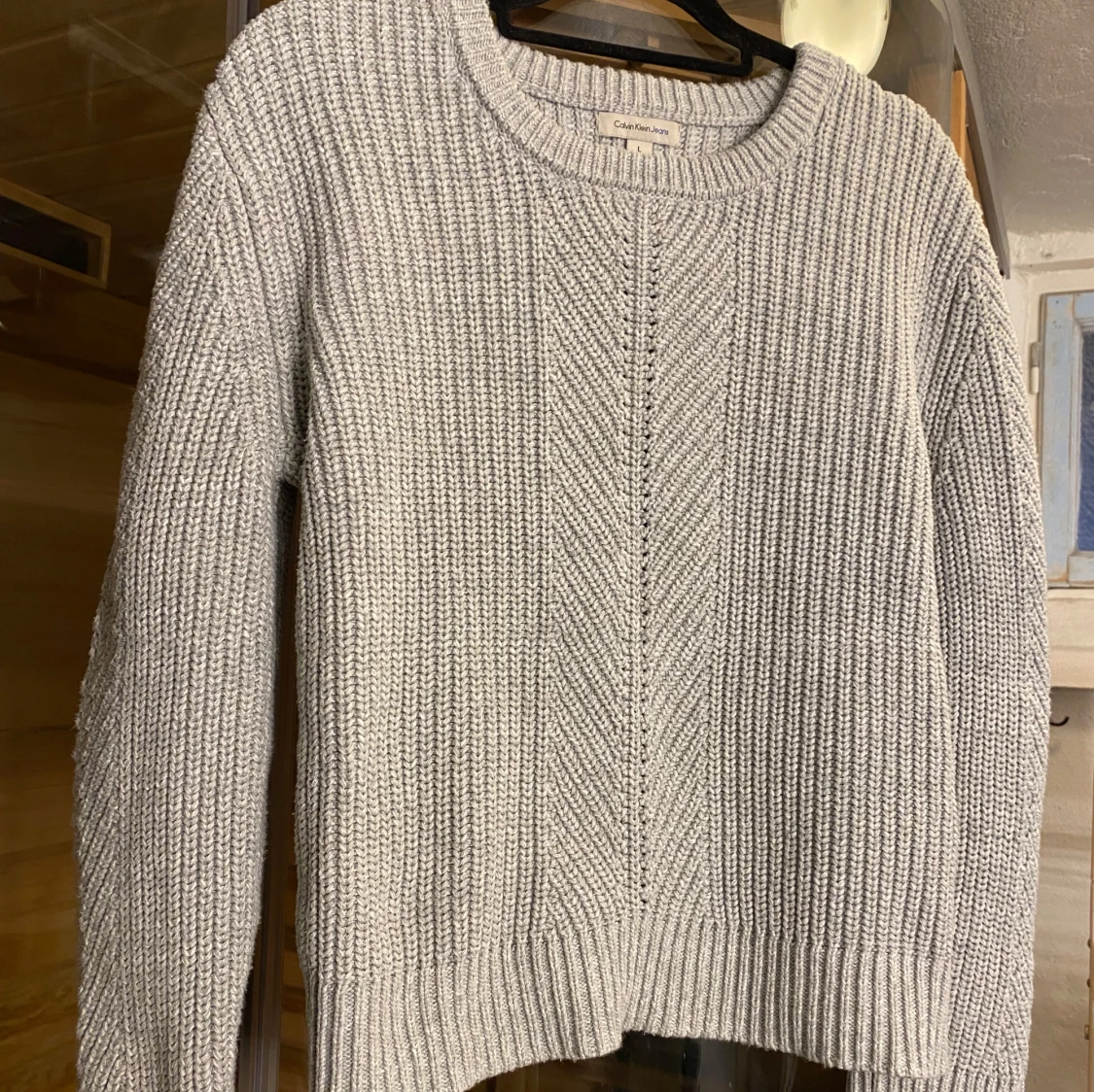 Stickad tröja, calvin klein