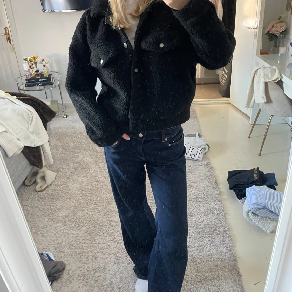 Svart teddyjacka från Dr. Denim - 4