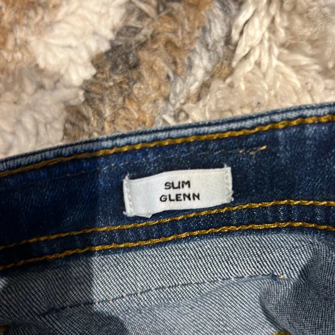 Blå jeansbyxor för ungdomar - 3