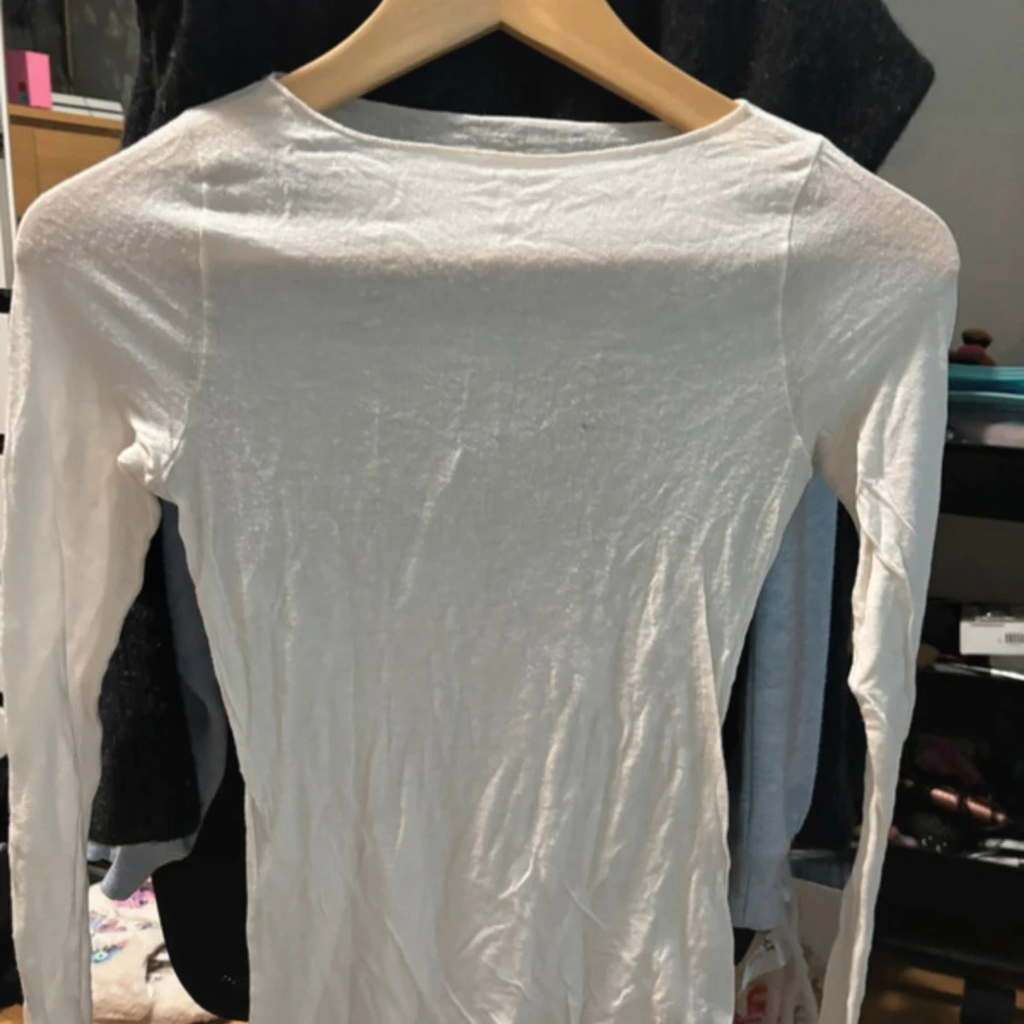 Vit långärmad tröja från intimissmi