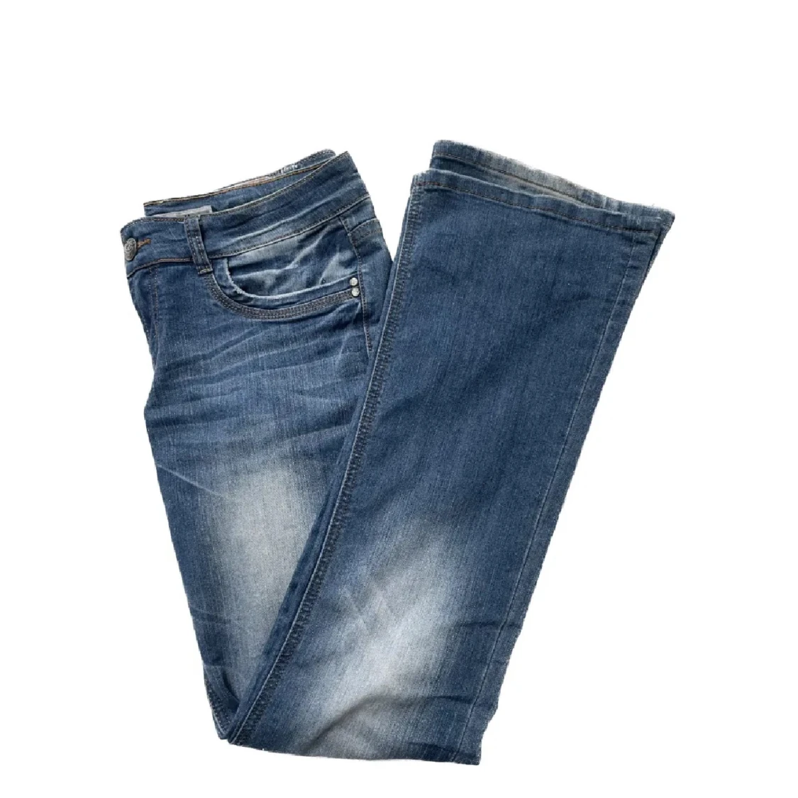 Blå bootcut jeans - 91