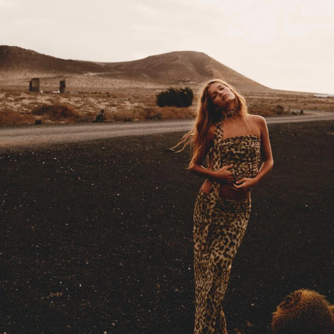 Zara leopard kjol 🎀