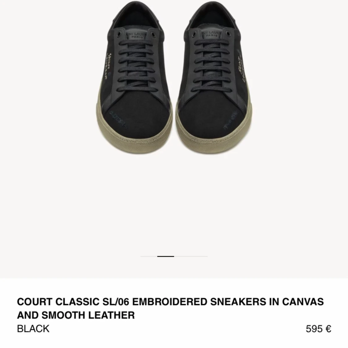 Saint Laurent skor (dm för bild)
