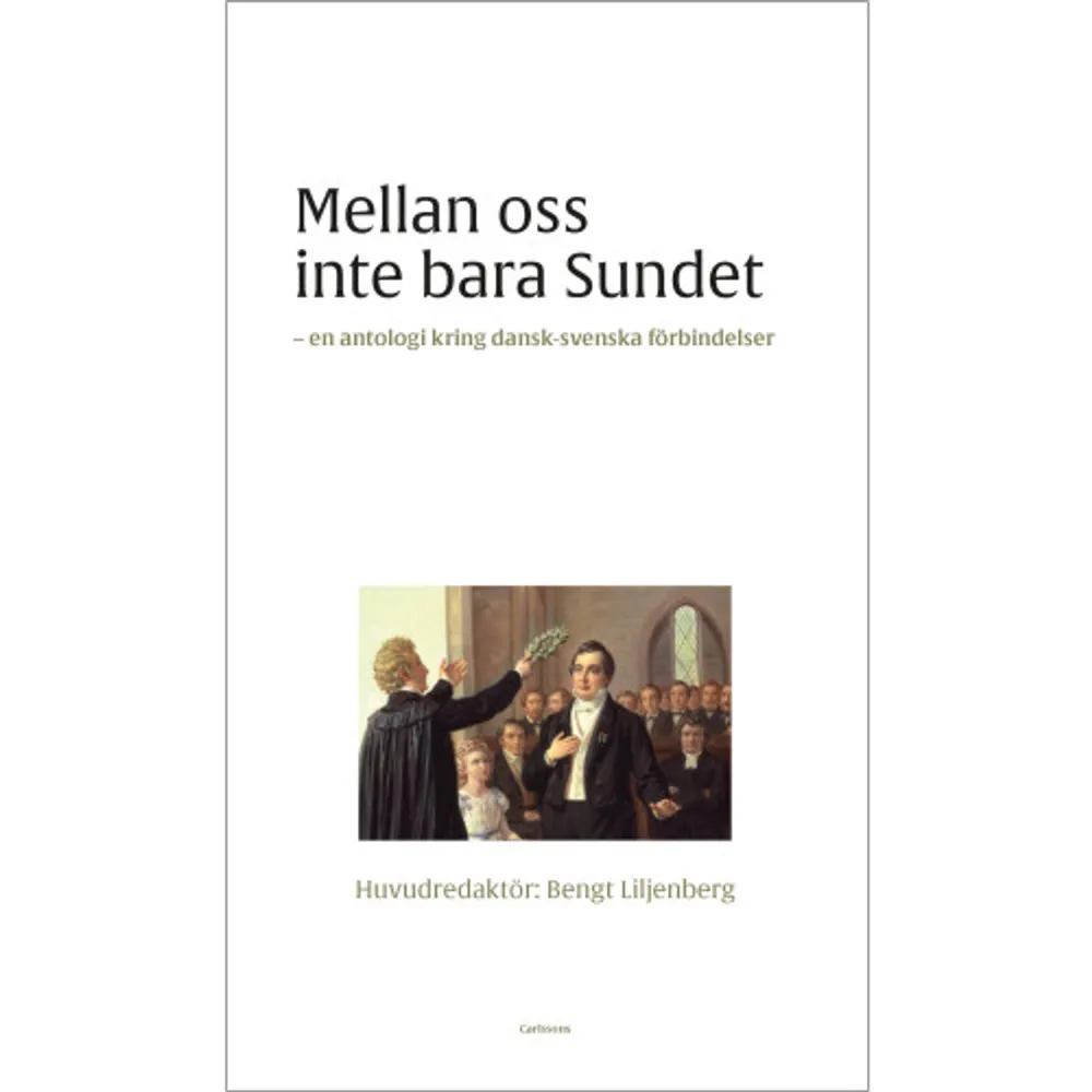 Danskt-Svenskt Författarsällskap, som alltsedan grundandet 1995 tagit som sin uppgift att på olika sätt sprida kunskap om och lyfta fram litteratur och författare som finns eller funnits i vår omedelbara närhet, har nu sammanställt ännu en tvåspråkig antologi. I denna volym, vilken tillkommit för att celebrera sällskapets 25-årsjubileum får vi - efter en resumé av dess verksamhet - bland annat berättat om skilda författares relationer till sitt grannland, om skånskans koppling till det danska språket, om hur det är att översätta eller att vara dansk författare i Sverige och om nationsgränsens återkomst och synliggörande under coronapandemin. Medverkande i antologin: Thorvald Berthelsen Tine Enger Per Gahrton Bo Gentili Markus Idvall Helge Krarup Bengt Liljenberg Bo Lille Kjerstin Norén Jan Henrik Swahn Gunnar Syréhn Anne Marie Têtevide Jenny Westerström Gunnar Wetterberg Mikael Wiehe     Format Danskt band   Omfång 175 sidor   Språk Svenska   Förlag Carlsson   Utgivningsdatum 2021-09-16   Medverkande Bengt Liljenberg   Medverkande Bengt Liljenberg   ISBN 9789189063983  . Böcker.