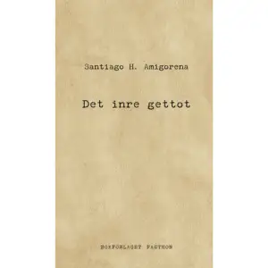 Det inre gettot är Santiago H. Amigorenas roman om sin morfar Vincente Rosenberg som lämnar Polen för att bosätta sig i Argentina. Där bildar han familj och börjar leva ett vanligt liv. Med krigsutbrottet 1939 kommer frågorna om vad som sker med hans kvarvarande släkt. På avstånd genomlider han krigsåren utan någon egentlig vetskap om deras öde. Smärtan över att inte kunna hjälpa dem märker honom djupt, förändrar hans liv.Santiago H. Amigorena föddes 1962 i Argentina, men bor sedan 1973 i Frankrike där han verkar som regissör, manusförfattare, producent och författare. Han har publicerat ett flertal romaner efter debuten med Une enfance laconique (En lakonisk barndom) 1998. Det inre gettot utkom 2019 och vann ett flertal priser, både i Frankrike och internationellt. Detta är den första romanen av Amigorena på svenska. Ulla Bruncrona har översatt.    Format Inbunden   Omfång 121 sidor   Språk Svenska   Förlag Bokförlaget Faethon   Utgivningsdatum 2022-11-14   Medverkande Ulla Bruncrona   ISBN 9789189728172  