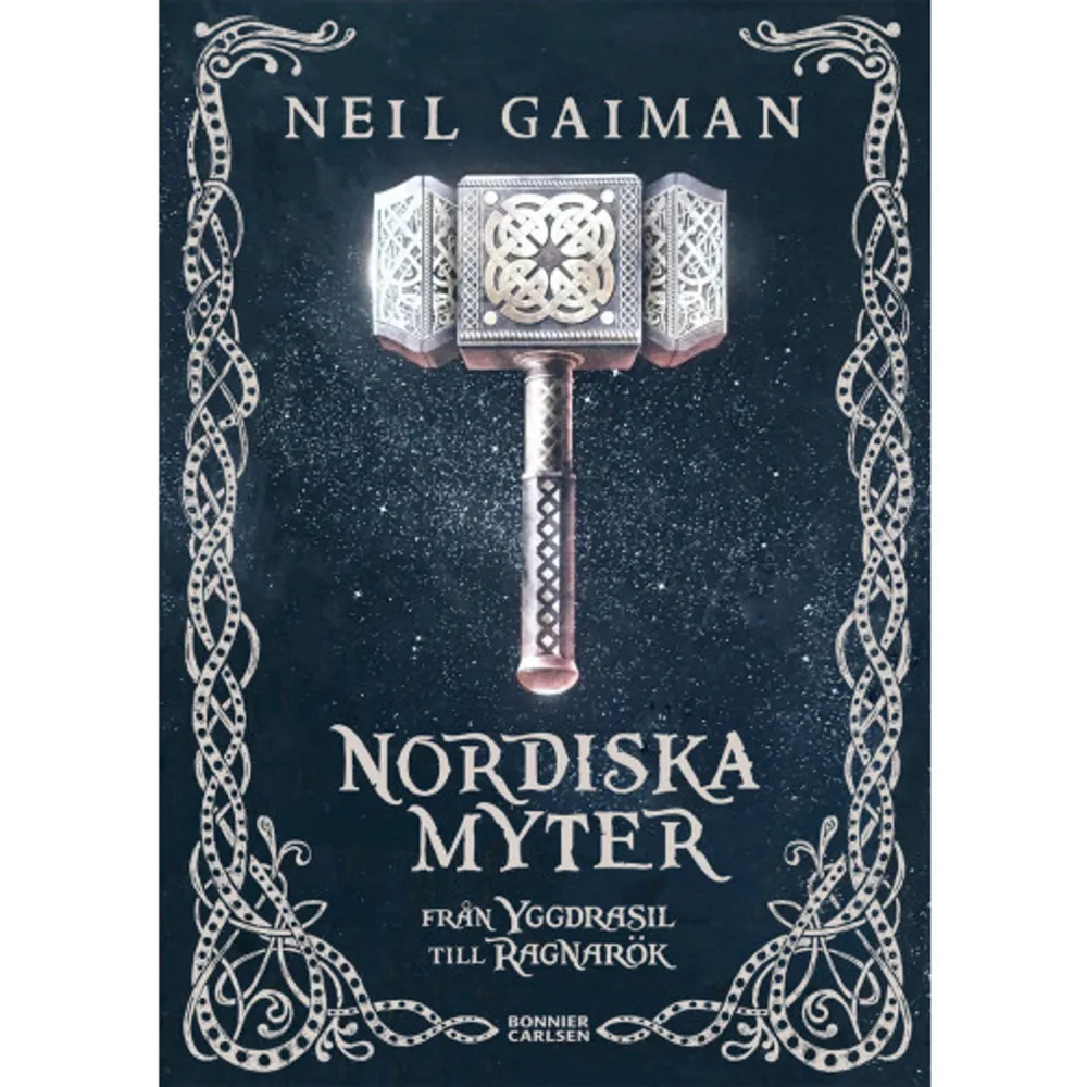 ”De nordiska myterna har varit min följeslagare genom nästan allting jag har skrivit. De flöt som en ven av silver genom Sandman och de var vaggan till Amerikanska gudar.” Neil GaimanNordiska myter– från Yggdrasil till Ragnarök; gamla berättelser för nya läsare! När Neil Gaiman återvänder till de nordiska asasagorna axlar han de forntida bardernas mästerliga berättarkonst. Med utgång från gamla tiders skrifter som Snorrre Sturlassons Eddan återberättar han de mäktiga myterna och poemen; alla dessas äventyr, kärleksförbindelser, intriger och ond bråd död. Gaiman spänner en båge som börjar med Yggdrasil och födelsen av de nio världarna och slutar med Ragnarök – gudarnas skymning och födelse av en ny tid och nya människor.I Nordiska myter– från Yggdrasil till Ragnarök möter vi Oden – den mäktigaste av de mäktige, vis, modig och beräknande; Tor – Odens son, otroligt stark, men inte den smartaste; och Loke – son till en jätte, blodsbroder till Oden och en trickster och manipulatör. Vi får veta hur Lokes tre barn; Midgårdsormen, Fenrisulven och Hel stals från jättarnas rike, hur Oden offrade sitt öga i Mimers brunn, hur Iduns äpplen återfördes till Asgård och fler sagor från vikingatidens trossystem. De uråldriga nordiska myterna ligger som grund i vår väv till nya berättelser – från Tolkien till Game of Thrones och Marvels serieuniversum.    Format Inbunden   Omfång 251 sidor   Språk Svenska   Förlag Bonnier Carlsen   Utgivningsdatum 2017-09-18   Medverkande Kristoffer Leandoer   Medverkande Caroline Linhult   ISBN 9789163895609  . Böcker.