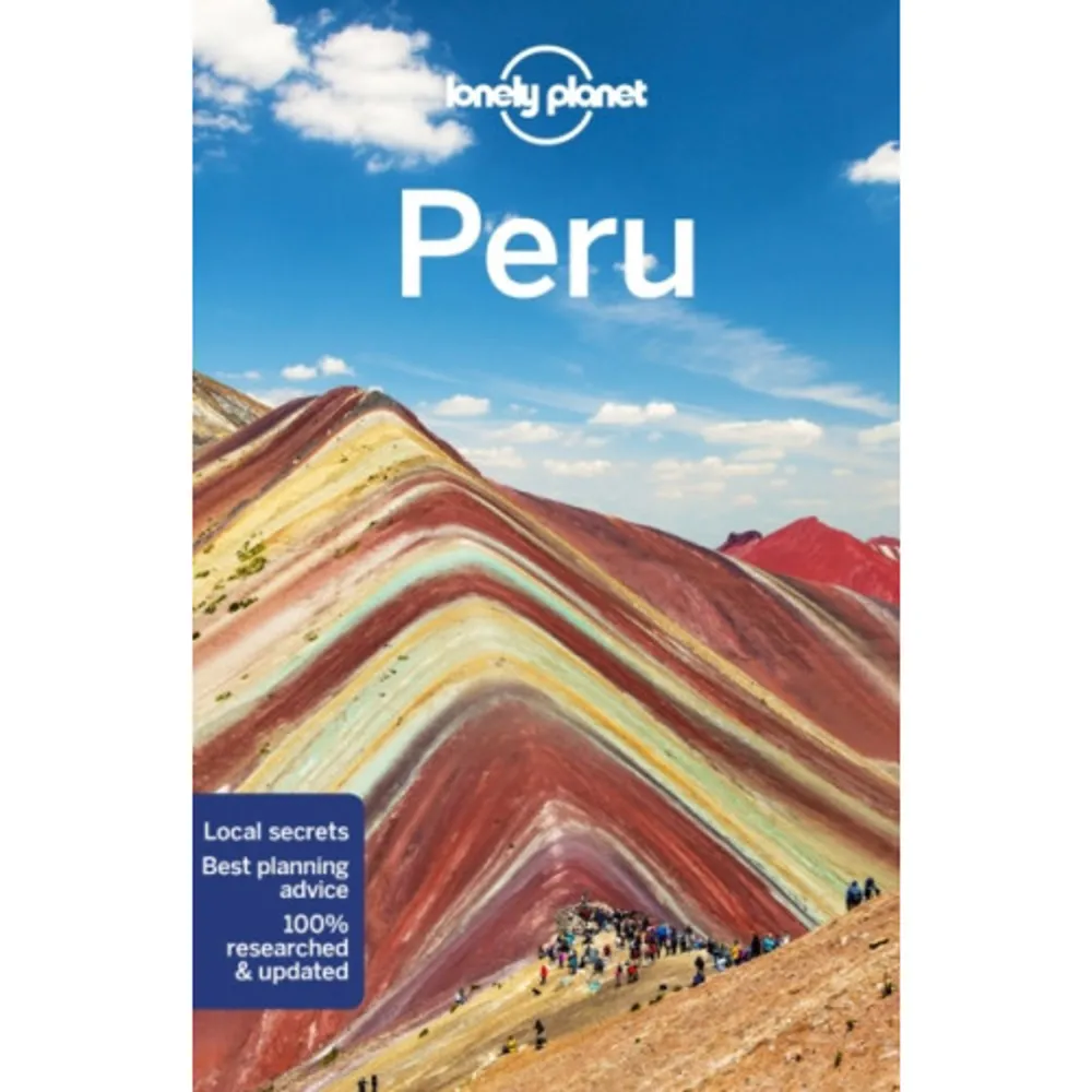 Lonely Planet's Peru is your passport to the most relevant, up-to-date advice on what to see and skip, and what hidden discoveries await you. Explore the ancient Inca citadel of Machu Picchu, hike to the dramatic peaks of the Cordillera Blanca, and traverse three climatic zones in the Amazonian Parque Nacional Manu; all with your trusted travel companion. Get to the heart of Peru and begin your journey now!Inside Lonely Planet's Peru Travel Guide: Up-to-date information - all businesses were rechecked before publication to ensure they are still open after 2020's COVID-19 outbreak NEW top experiences feature - a visually inspiring collection of [destination's] best experiences and where to have them What's new feature taps into cultural trends and helps you find fresh ideas and cool new areas NEW pull-out, passport-size 'Just Landed' card with wi-fi, ATM and transport info - all you need for a smooth journey from airport to hotel Improved planning tools for family travellers - where to go, how to save money, plus fun stuff just for kids Colour maps and images throughout Highlights and itineraries help you tailor your trip to your personal needs and interests Insider tips to save time and money and get around like a local, avoiding crowds and trouble spotsEssential info at your fingertips - hours of operation, websites, transit tips, prices Honest reviews for all budgets - eating, sleeping, sightseeing, going out, shopping, hidden gems that most guidebooks miss Cultural insights give you a richer, more rewarding travel experience - history, people, music, landscapes, wildlife, cuisine, politics Over 50 maps Covers Lima, Arequipa, Canyon Country, Lake Titicaca, Cuzco, the Sacred Valley, the Highlands, Huaraz, the Cordilleras, Amazon Basin The Perfect Choice: Lonely Planet's Peru, our most comprehensive guide to Peru, is perfect for both exploring top sights and taking roads less travelled. Looking for just the highlights? Check out Best of Peru, a handy-sized guide focused on the can't-miss sights for a quick trip. About Lonely Planet: Lonely Planet is a leading travel media company, providing both inspiring and trustworthy information for every kind of traveller since 1973. Over the past four decades, we've printed over 145 million guidebooks and phrasebooks for 120 languages, and grown a dedicated, passionate global community of travellers. You'll also find our content online, and in mobile apps, videos, 14 languages, armchair and lifestyle books, ebooks, and more, enabling you to explore every day. 'Lonely Planet guides are, quite simply, like no other.' - New York Times'Lonely Planet. It's on everyone's bookshelves; it's in every traveller's hands. It's on mobile phones. It's on the Internet. It's everywhere, and it's telling entire generations of people how to travel the world.' - Fairfax Media (Australia).    Format Pocket   Omfång 576 sidor   Språk Engelska   Förlag Lonely Planet   Utgivningsdatum 2021-11-26   ISBN 9781788684255  . Böcker.