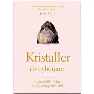 Lär dig om de 50 mest populära kristallerna och hur du använder dem i din vardag i denna nybörjarvänliga ask!Kristaller för nybörjare är din introduktion till att utforska kristaller och bekanta dig med deras olika egenskaper för att skapa förändring i ditt liv. Denna vackert illustrerade ask med 50 kort och en guidebok kommer att bekanta dig med de mest omtalade kristallerna. Varje kort har en bild av en kristall tillsammans med tillhörande nyckelord och egenskaper så att du kan identifiera och utforska vilka kristaller du dras till.När du har lärt dig grunderna om kristaller kan korten fördjupa dig ytterligare i vardera kristalls kraft med fokus på antingen ande, kropp eller själ. Den medföljande guideboken berättar också hur man mediterar med kristaller och använder sig av affirmationer. Upptäck hur kristaller kan hjälpa dig att fokusera och leva i nuet, samtidigt som de skyddar mot negativitet och frambringar välbefinnande!    Format Häftad   Omfång 16 sidor   Språk Svenska   Förlag Tukan Förlag   Utgivningsdatum 2023-10-24   ISBN 9789180379991  