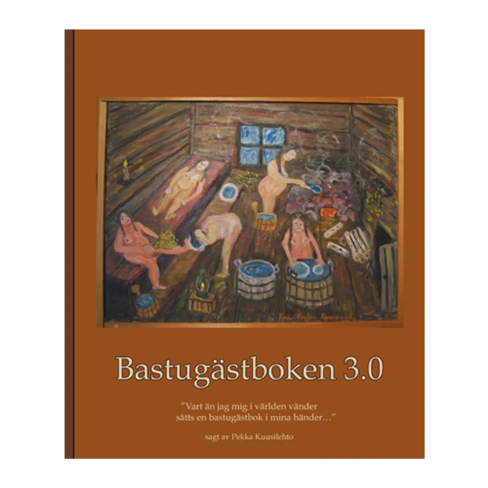 Bastugästboken 3.0 är den tredje uppdaterade upplagan av Bastugästboken. Ofta, när jag sitter på laven i den ångande bastun, funderar jag en hel del. Bland annat på om det här är den sista Bastugästboken som jag kommer att författa. Svaret finns hos bland andra dig och alla som gillar den goda bastukulturen. Så länge som du och alla andra som njuter av ett livgivande bastubad köper boken i en tillräcklig omfattning så lär jag skriva flera bastugästböcker. Ofta får jag den här frågan: Vad är det för speciellt med en bastu? Jag brukar inte dröja med mitt svar. Det speciella med den goda bastukulturen är att det finns så otroligt många intressanta och spännande gränssnitt mot andra områden för kunskap och teknik: Mat och dryck, arkitektur, medicin, psykologi och hälsa, teknik, kultur, religion, historia och många andra intressanta områden. Den goda bastukulturen är därför betydligt mer än ett varmt rum i en mörk källare. Jag hoppas att du ska gilla Bastugästboken 3.0 och att du låter dina bastugäster få lämna ett skriftligt avtryck i boken. / Pär Granlund    Format Inbunden   Omfång 200 sidor   Språk Svenska   Förlag Lumio förlag   Utgivningsdatum 2017-01-12   Medverkande Christina Snell-Lumio   ISBN 9789185889969  . Böcker.