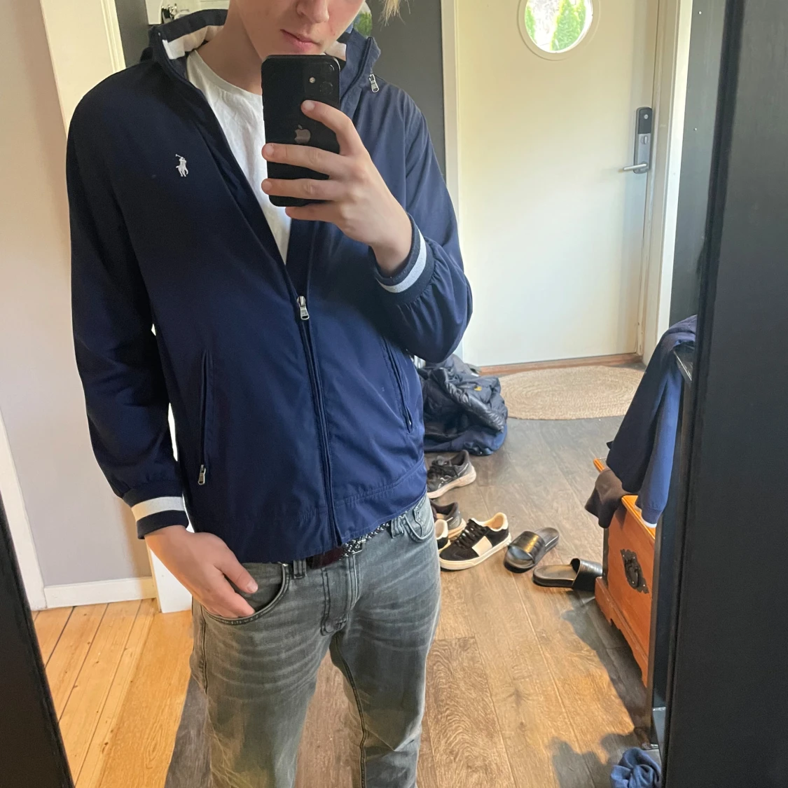 Mörkblå vindjacka från Ralph Lauren - 90