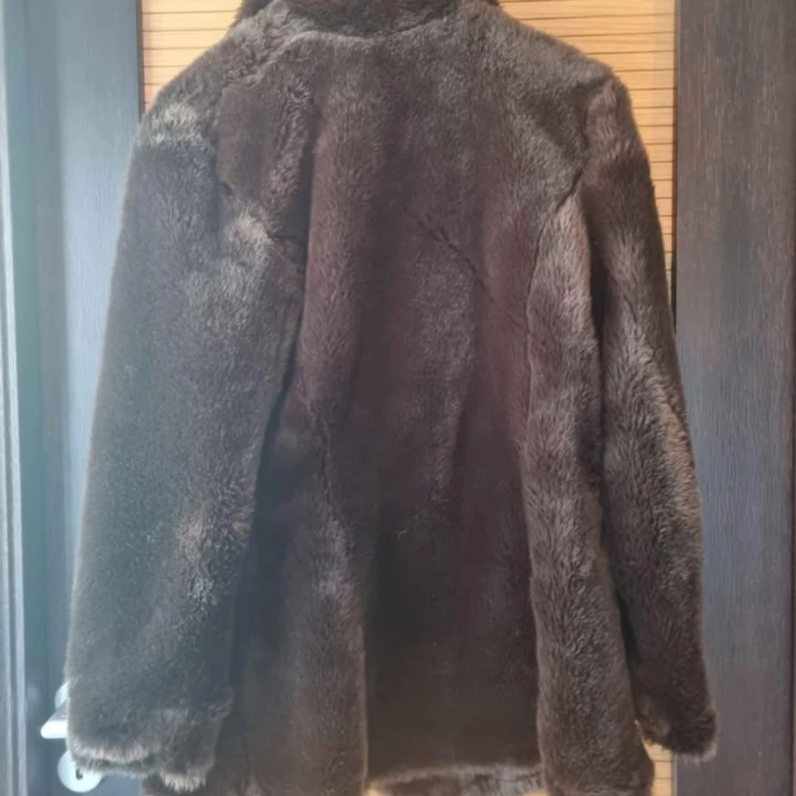 Brun pälsjacka strl 38 - 1