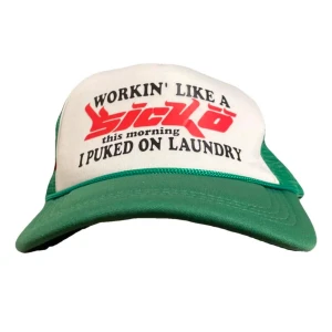 Sicko Trucker - Sicko laundry Trucker cap, grön/vit, one size 