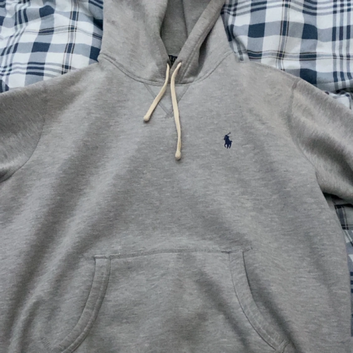 Grå hoodie från Polo Ralph Lauren