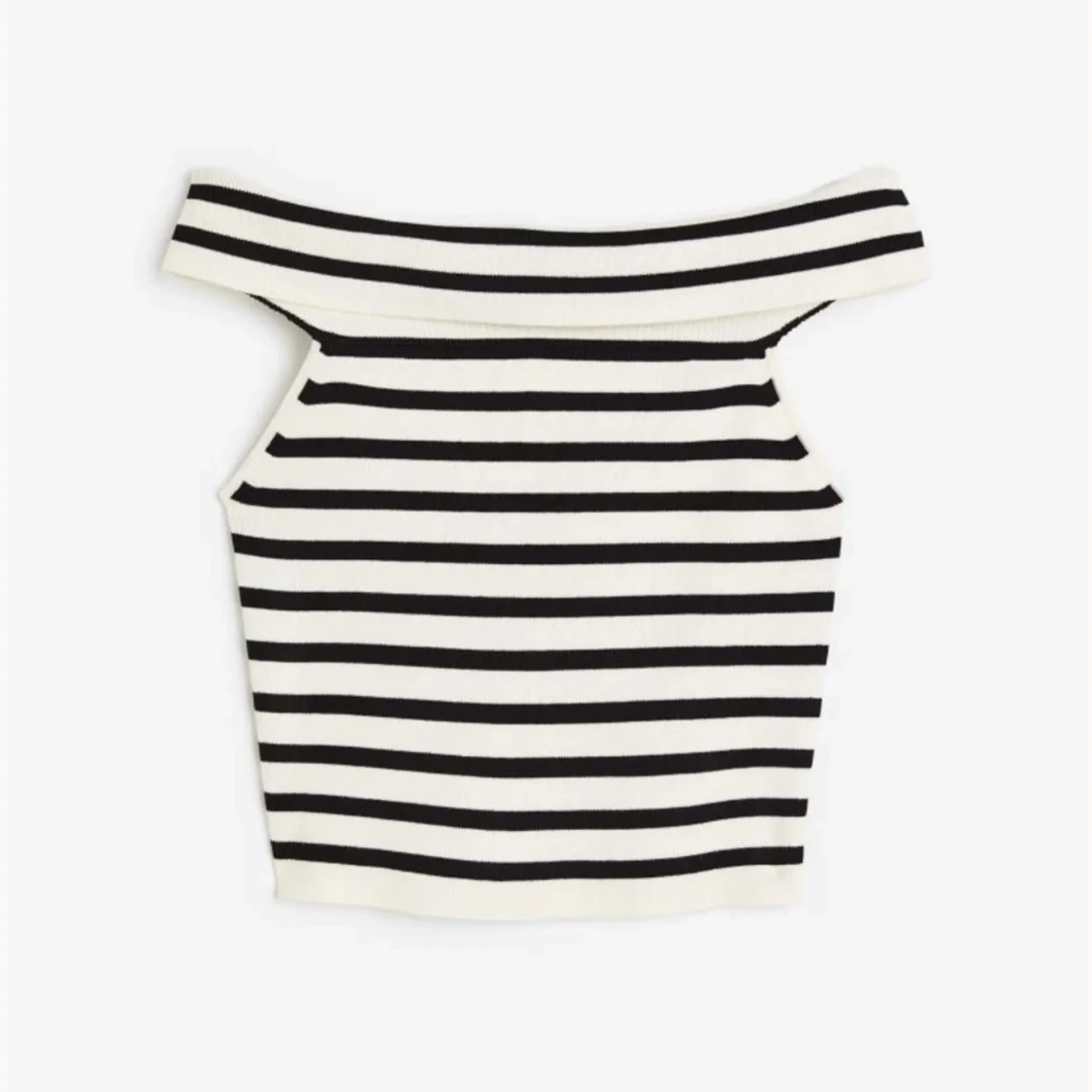 Randig offshoulder topp /h&m