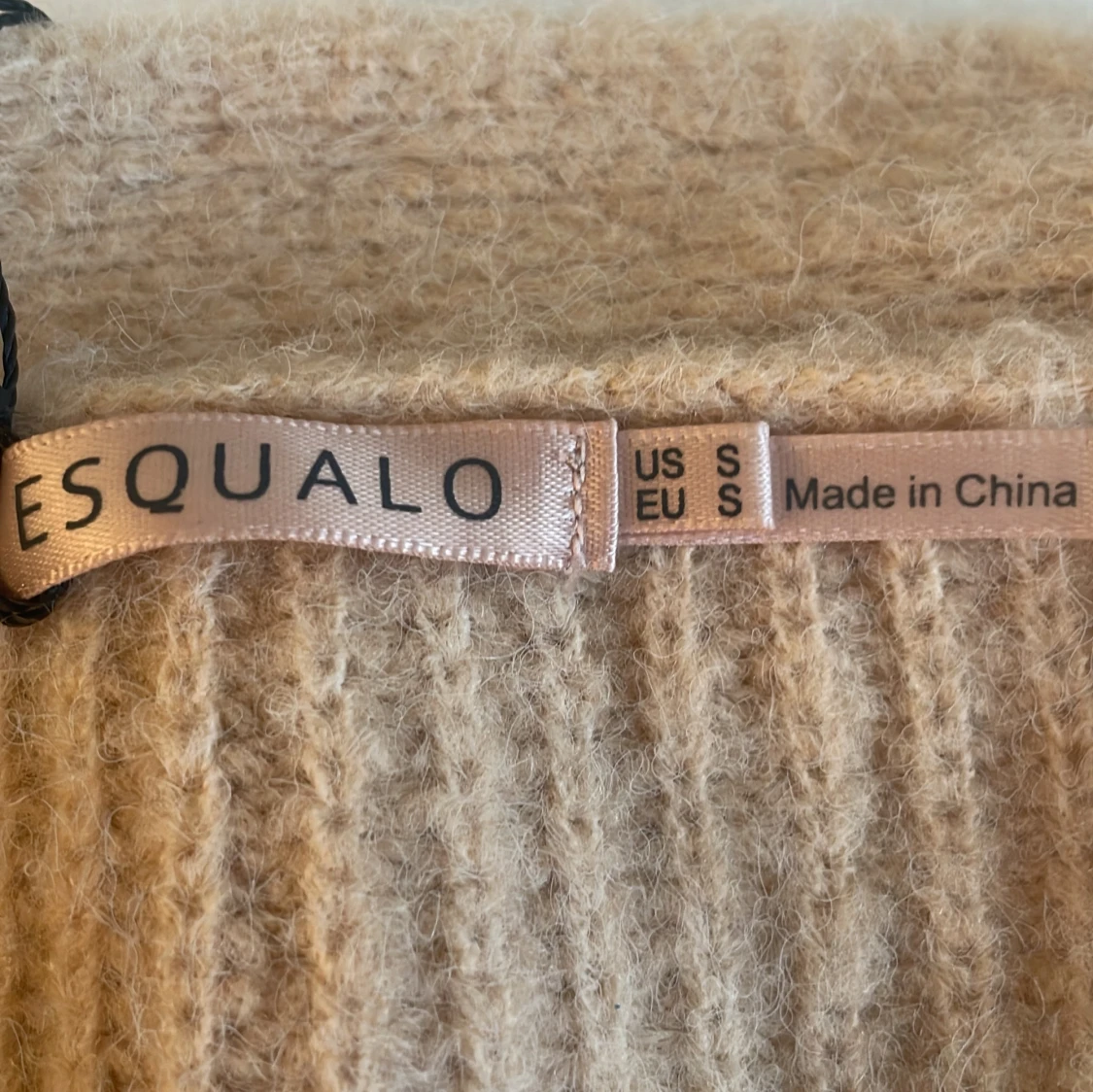 Beige omlottkofta med knyt - 4